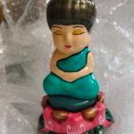 Green Baby Buddha With Lotus_9inch