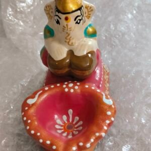 Pink Lotus Ganesh Agal_4 inch