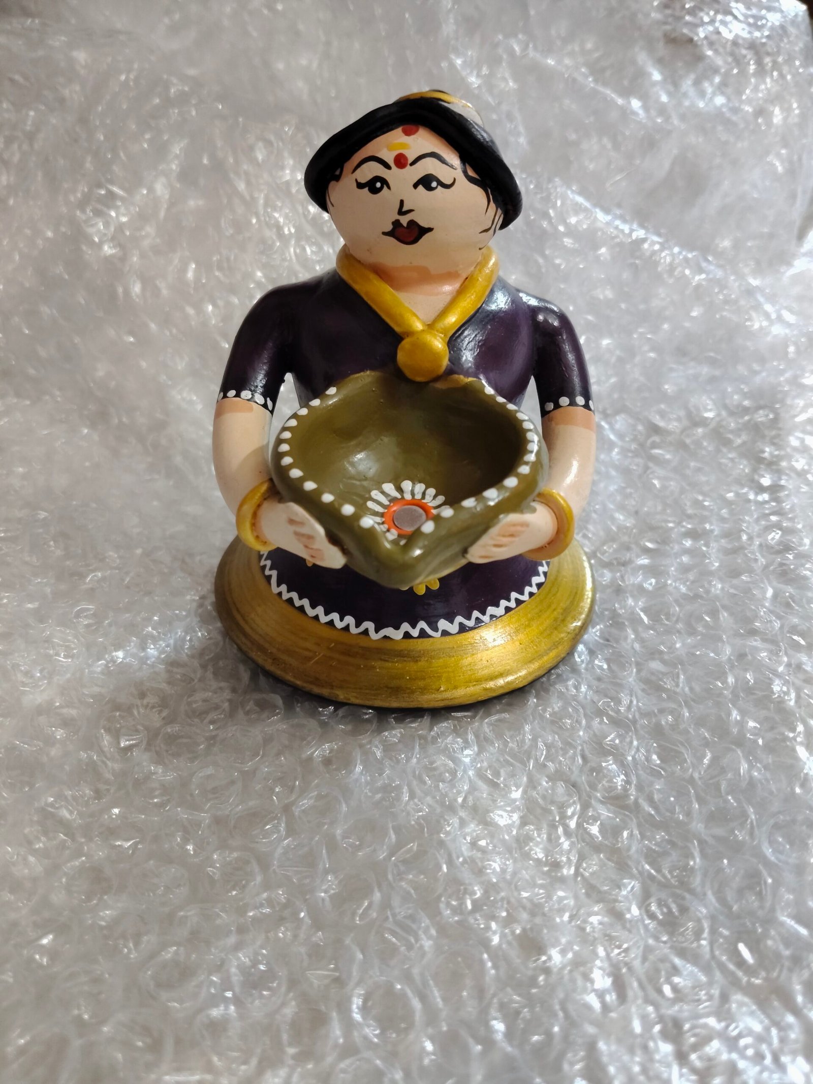 Purple Paavai Agal_4.5 inch