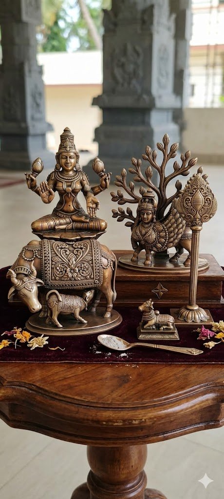 "Divine Artistry in Five Metals – The Panjalogam Collection, Coming Soon"