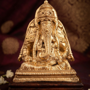 Panchaloha Idol Karpaga Vinayagar Vinayagar Idol Ganesha Idol Traditional Wax Model Lost Wax Casting Handcrafted Idol South Indian Art Bronze Idol Hindu Spiritual Decor Pooja Idol Temple Art Devotional Idol Antique Finish Solid Metal Idol Heavy Panchaloha Idol Traditional Craftsmanship Home Temple Decor Spiritual Gift Indian Handicrafts Lord Ganesha Sacred Metal Art Authentic Panchaloha Tamil Heritage Art Traditional Bronze Casting